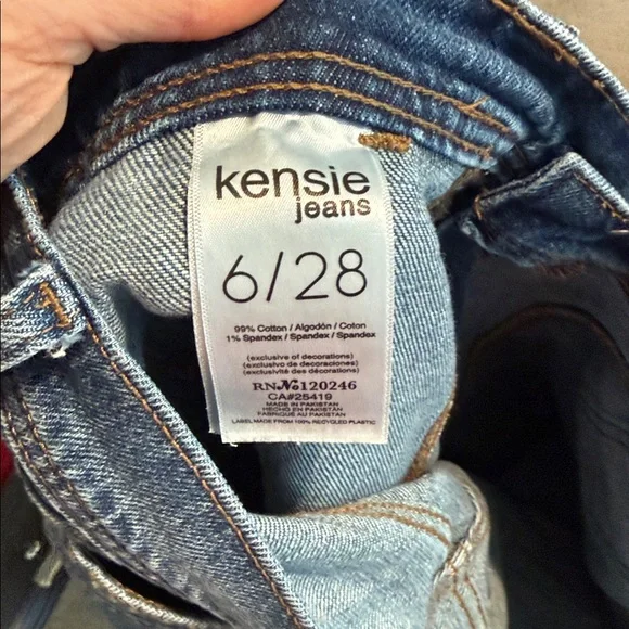 Kensie Jeans The Astrid High Rise Straight Jeans - Picture 5 of 5